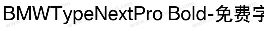 BMWTypeNextPro Bold字体转换